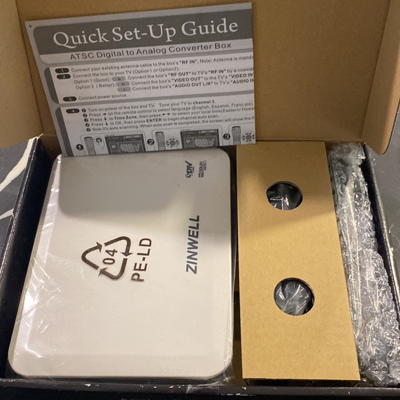 Zinwell Analog Pass-Through Digital Converter Box ZAT-950A - Picture 4 of 4
